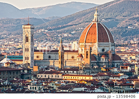 Florence, Duomo and Giotto's Campanile. 13598406