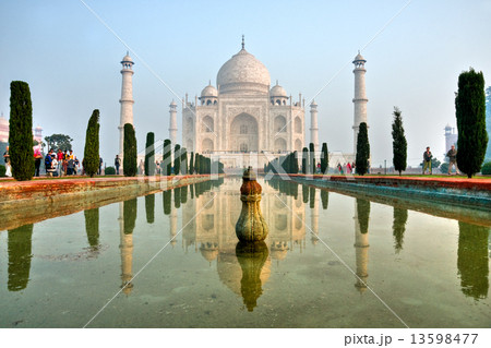 Taj Mahal at sunrise, Agra, Uttar Pradesh, India. 13598477