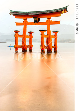 Miyajima Torii gate, Japan. 13598541