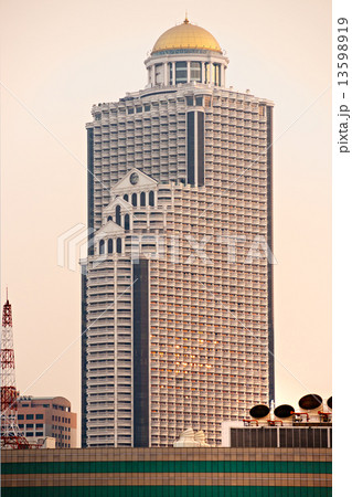 BANGKOK - DECEMBER 18: Balcony of the state tower, Built in 2001 BANGKOK - DECEMBER 18: Balcony of the state tower, Built in 2001 13598919