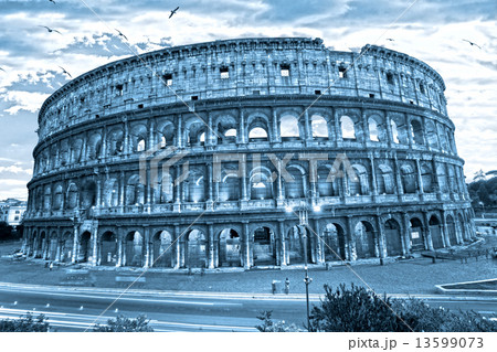 The Majestic Coliseum, Rome, Italy. The Majestic Coliseum, Rome, Italy. 13599073