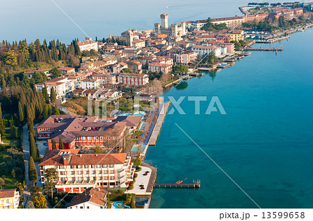 Scaliger Castle in Sirmione by lake Garda, Italy 13599658