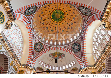 S_leymaniye Mosque , Istanbul, Turkey. 13599714