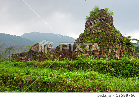 Ancient Hindu temples in My Son near Hoi An. Vietnam 13599766