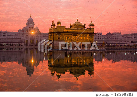 Sunset at Golden Temple. Sunset at Golden Temple. 13599883