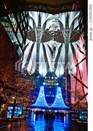 BERLIN - DECEMBER 6: The Sony Center is a Sony-sponsored buildin 13600266