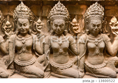 Apsara, Angkor Thom. cambodia. Apsara, Angkor Thom. cambodia. 13600522