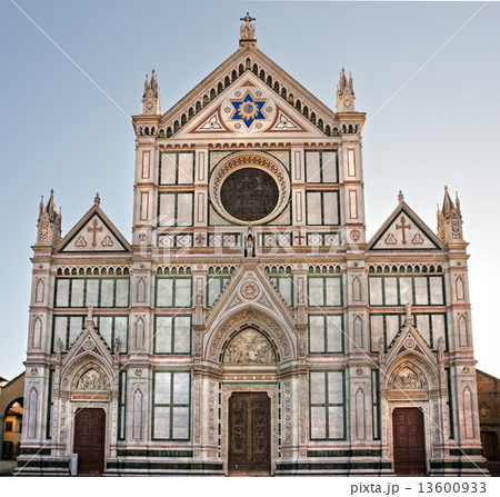 Florence, view of Santa croce church. Tuscany. Florence, view of Santa croce church. Tuscany. 13600933