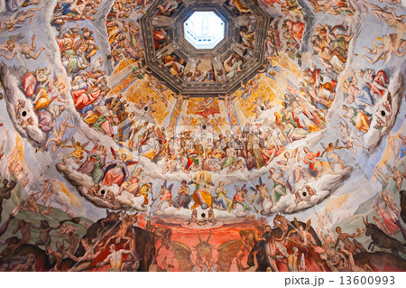 Florence, Duomo and Giotto's Campanile. 13600993