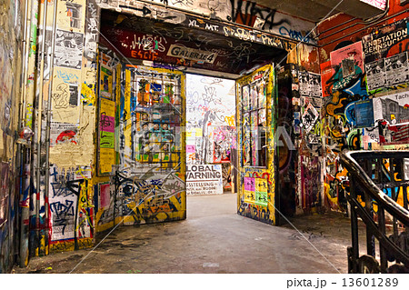 BERLIN, JANUARY 8: The Kunsthaus Tacheles, formerly a department 13601289