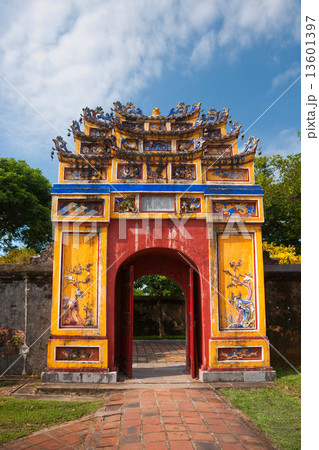 Entrance of Citadel, Hue, Vietnam. Entrance of Citadel, Hue, Vietnam. 13601397