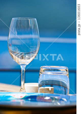 View of romantic table on the sea. View of romantic table on the sea. 13601603