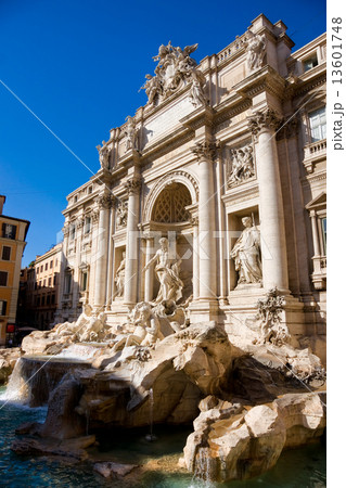 The Famous Trevi Fountain, rome, Italy. The Famous Trevi Fountain, rome, Italy. 13601748