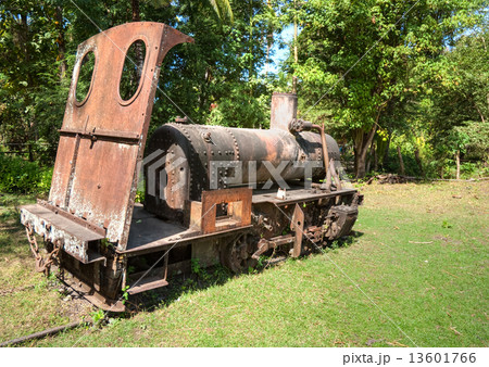 Old locomotive in Laos, 13601766