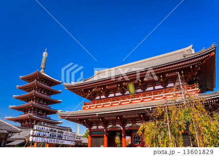 Sensoji-ji, Temple in Asakusa, Tokyo, Japan. 13601829
