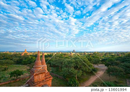 Bagan at Sunset, Myanmar. Bagan at Sunset, Myanmar. 13601994