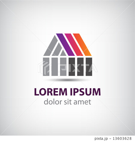 vector house logo for company 13603628