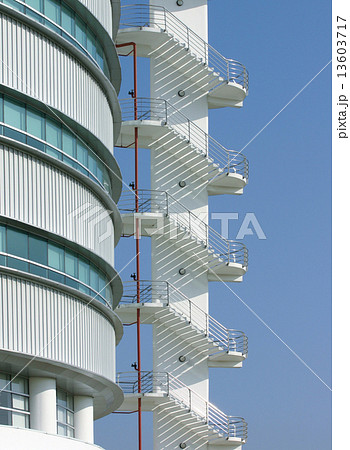 Fire escape staircase outside the building Fire escape staircase outside the building 13603717