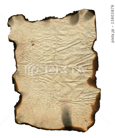 Grunge paper with charred edges 13603876