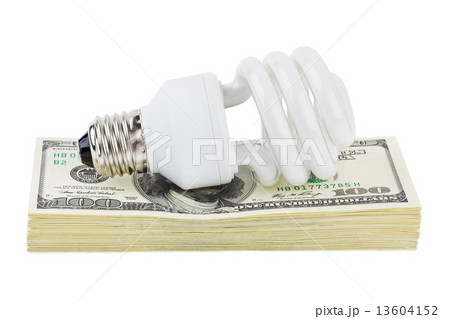Lamp and money 13604152