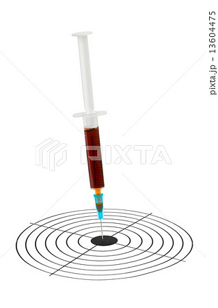 Syringe and target 13604475