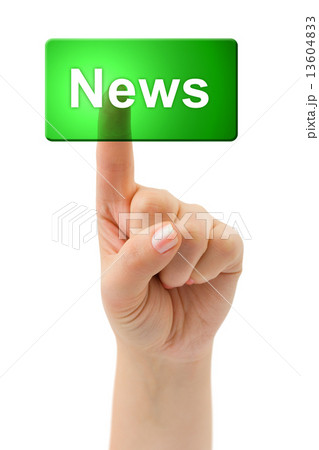 Hand and button News Hand and button News 13604833