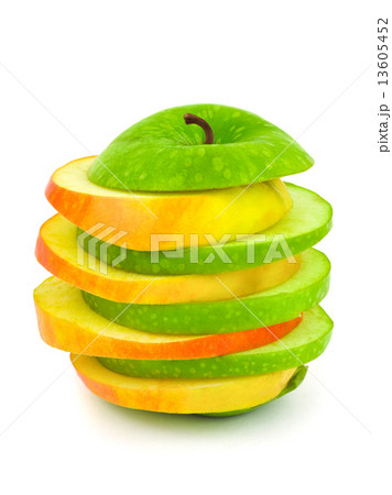Sliced apples 13605452
