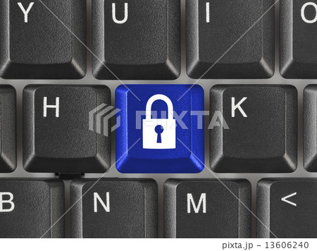 Computer keyboard with security key Computer keyboard with security key 13606240