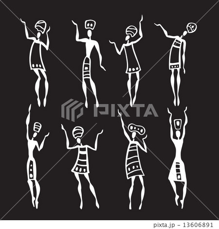 African silhouette set. 13606891