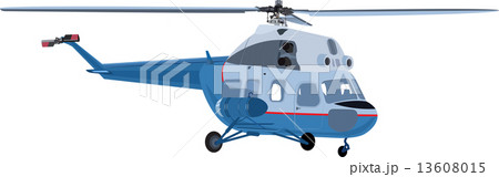 The helicopter isolated 13608015