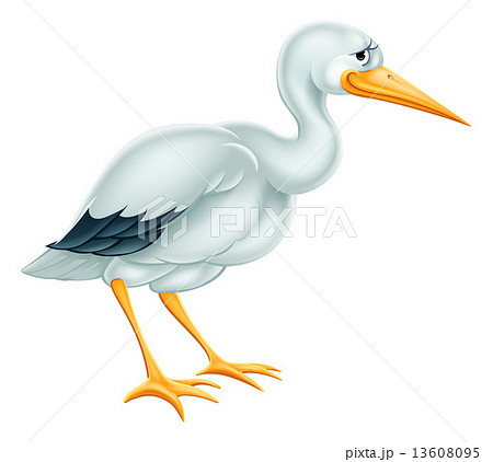Stork Cartoon 13608095