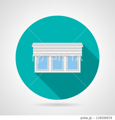 Flat vector icon for tricuspid window 13608859