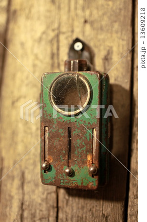 old military tricolor signal flashlight 13609218