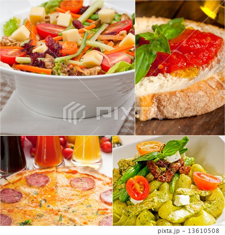 healthy Vegetarian vegan food collage 13610508