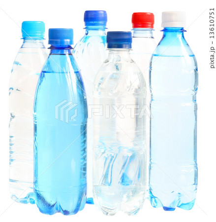 Set small bottle with mineral water 13610751