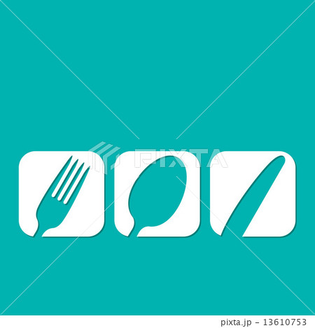 Restaurant menu design whit cutlery symbols 13610753
