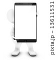 Little 3D Man with Smartphone 13611531