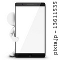 Little 3D Man with Smartphone 13611535