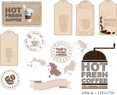 Coffee design elements 13611738