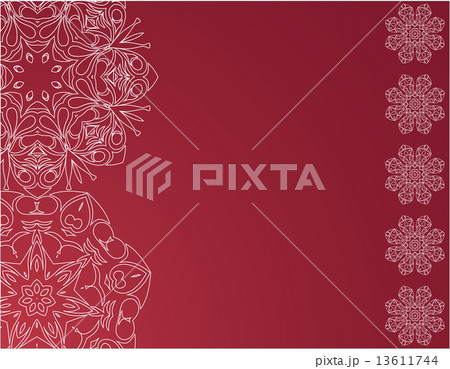 Snowflakes element card 13611744