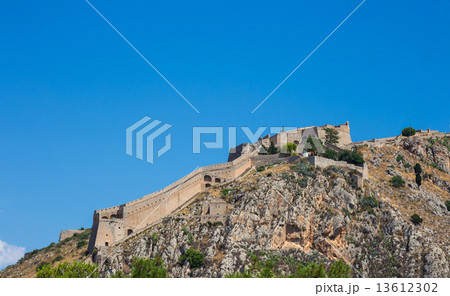 Palamidi fortress on the hill, Nafplion 13612302