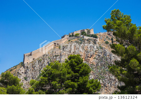 Palamidi fortress on the hill, Nafplion 13612324