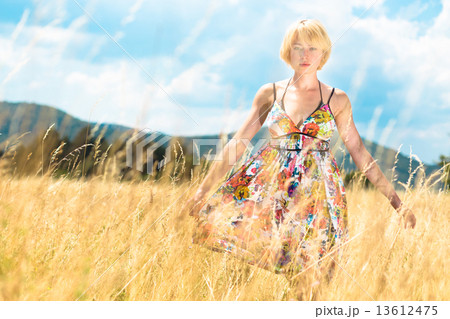 Woman enjoying the nature. 13612475