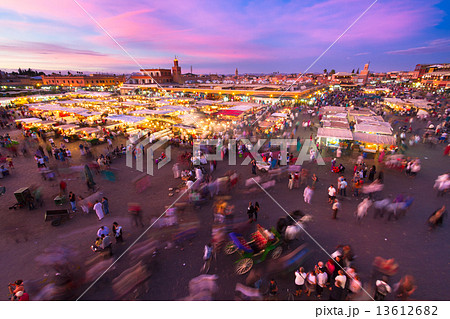 Jamaa el Fna, Marrakesh, Morocco. Jamaa el Fna, Marrakesh, Morocco. 13612682