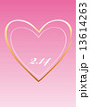 ハート　バレンタイン 13614263
