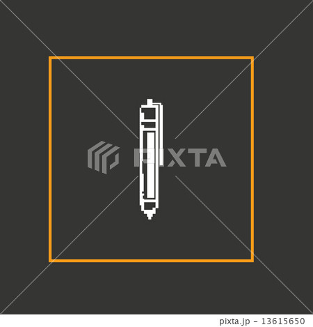 Simple stylish pixel icon handle. Vector design 13615650