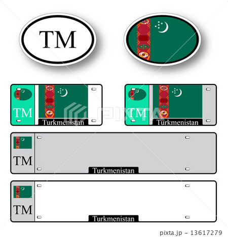 turkmenistan auto set 13617279