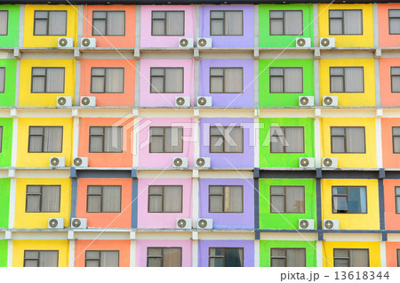 Multi Colored Apartment Multi Colored Apartment 13618344
