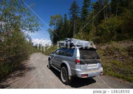 Car on the road 13618550