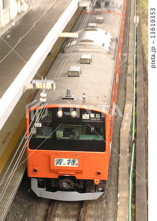 ［JC］青梅特快：中央快速線201系電車（流し撮り） 13619353